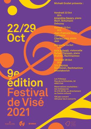 Affiche Festival de Visé Octobre 2021